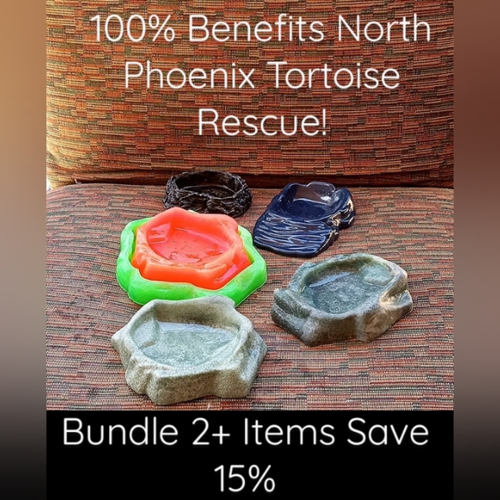 ZOOMED X Small Food and Water Dish Bundle of 6.